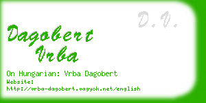 dagobert vrba business card